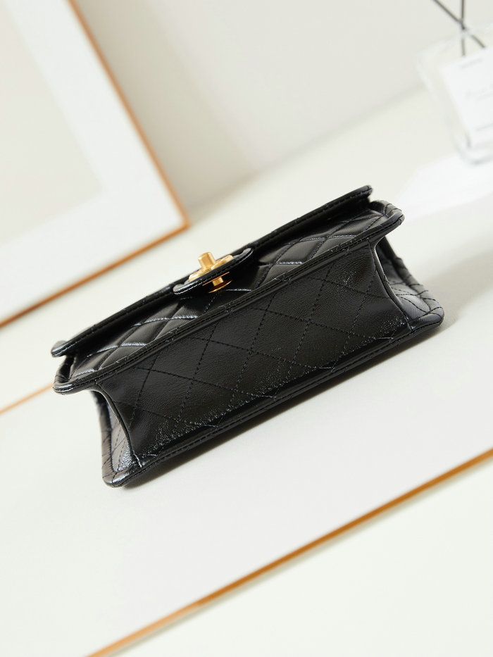 Small Chanel Lambskin Flap Bag AS4687 Black