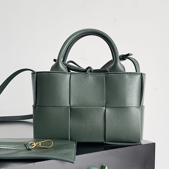 Bottega Veneta Candy Arco Tote Bag B729029 Dark Green