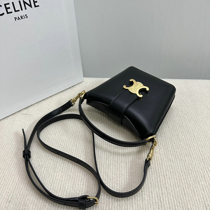 Celine Mini Bucket Triomphe 10K943 Black