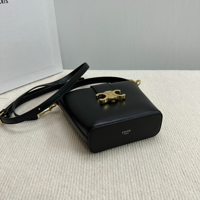 Celine Mini Bucket Triomphe 10K943 Black