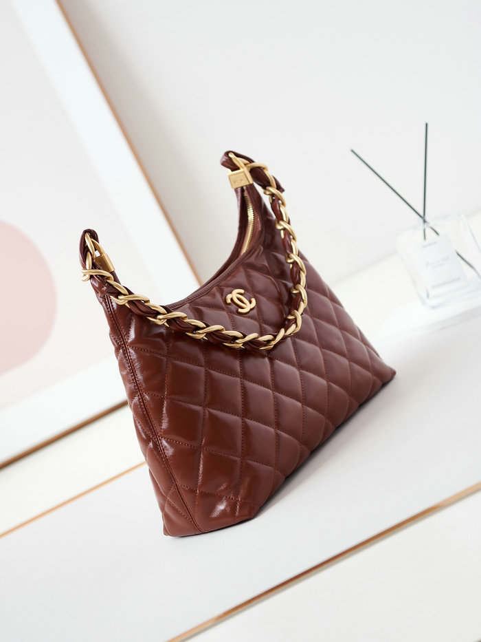 Chanel Hobo Bag AS4923 Brown