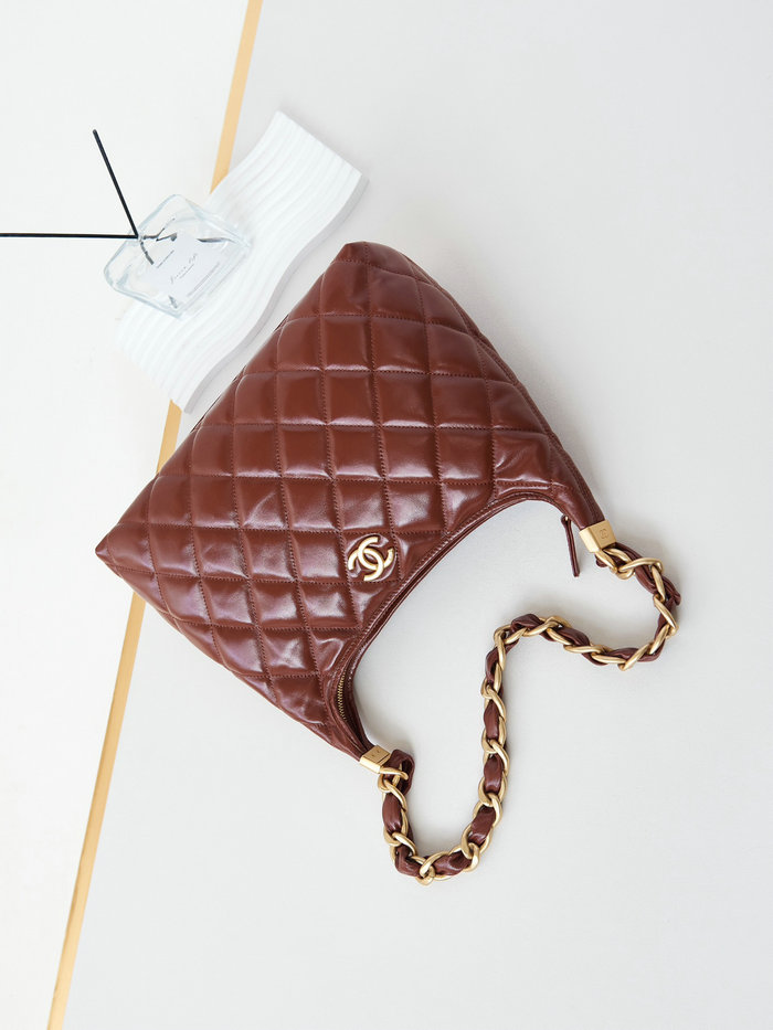 Chanel Hobo Bag AS4923 Brown