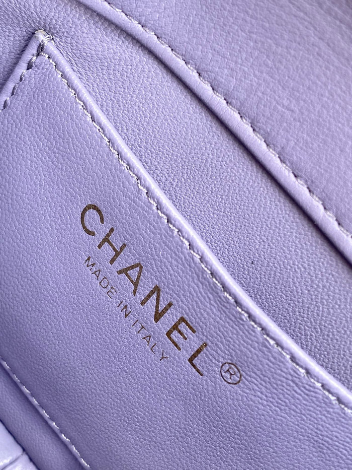 Chanel Mini Flap Bag AS4986 Purple