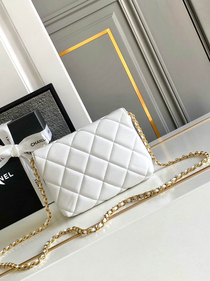 Chanel Mini Flap Bag AS4986 White