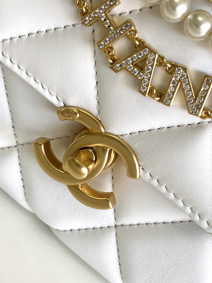 Chanel Mini Flap Bag AS4986 White