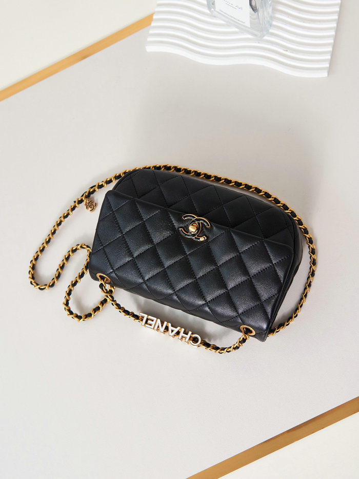 Chanel Small Flap Bag Black AS4740