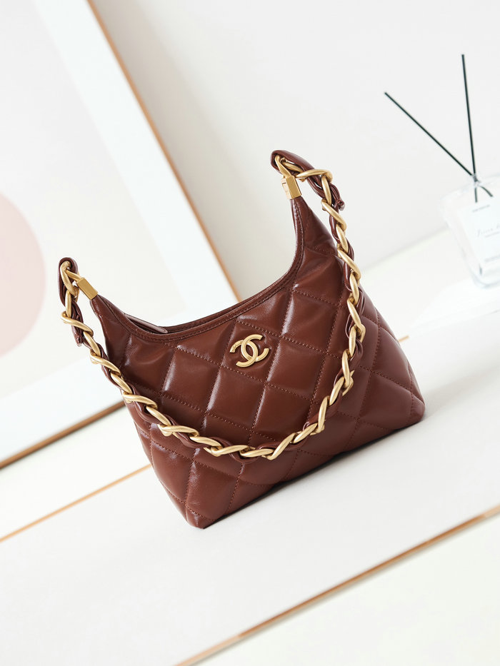 Chanel Small Hobo Bag AS4922 Brown