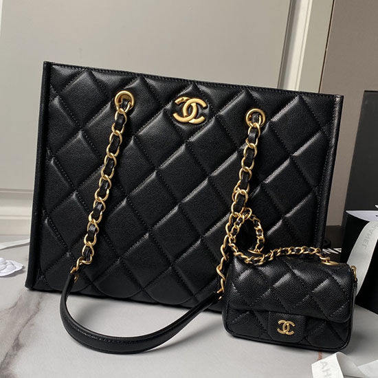Chanel Small Tote AS4940 Black