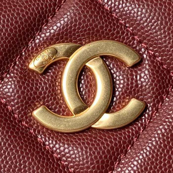 Chanel Small Tote AS4940 Burgundy