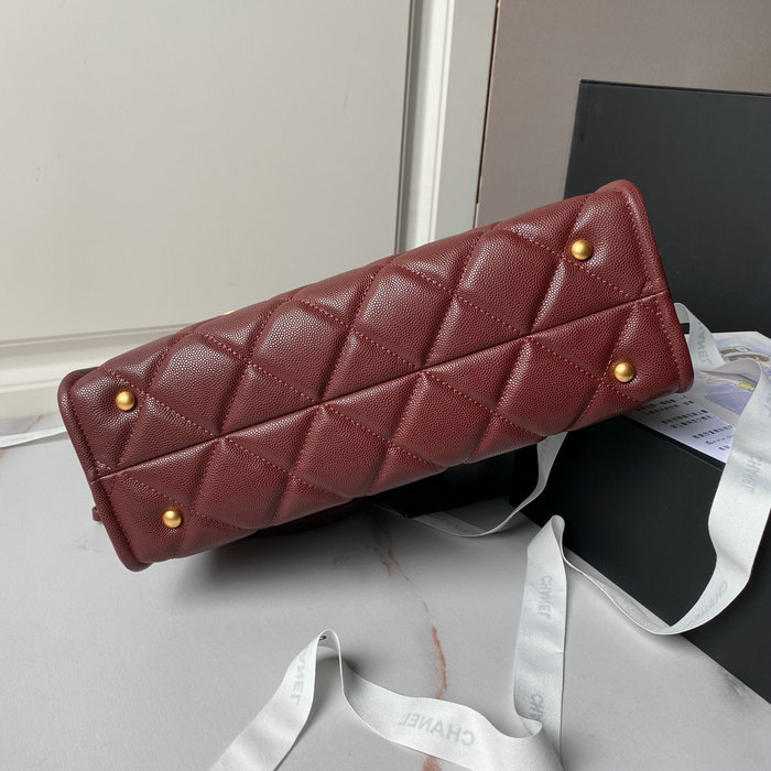 Chanel Small Tote AS4940 Burgundy