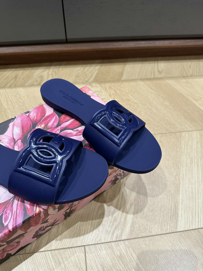 D&G Rubber Beachwear Sliders SDG62702