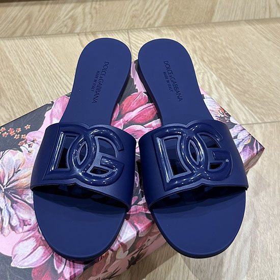 D&G Rubber Beachwear Sliders SDG62702