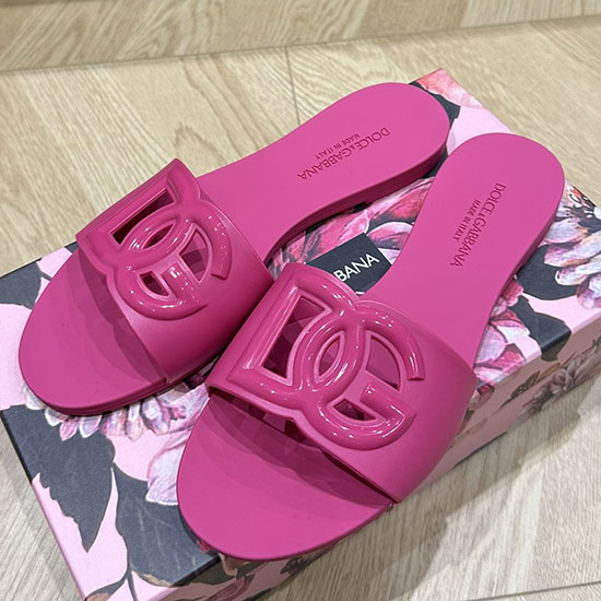 D&G Rubber Beachwear Sliders SDG62703