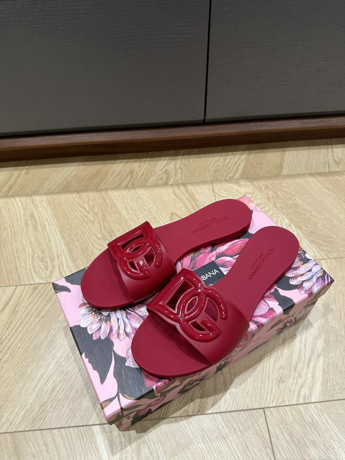 D&G Rubber Beachwear Sliders SDG62704