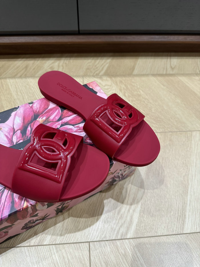 D&G Rubber Beachwear Sliders SDG62704