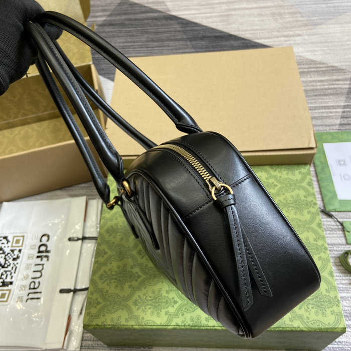 Gucci GG Marmont Medium Top Handle Bag 795218 Black