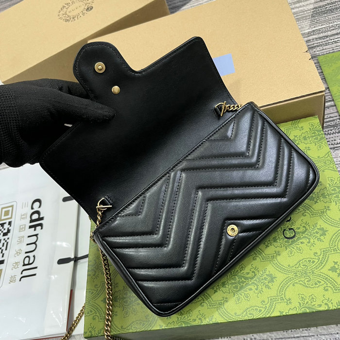 Gucci GG Marmont Mini Bag 751526 Black