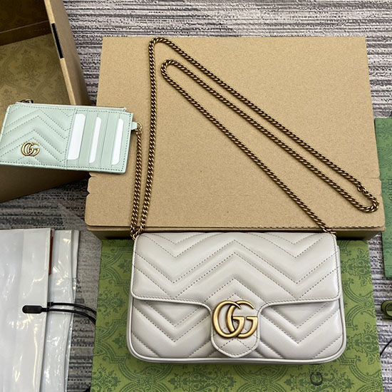 Gucci GG Marmont Mini Bag 751526 Grey