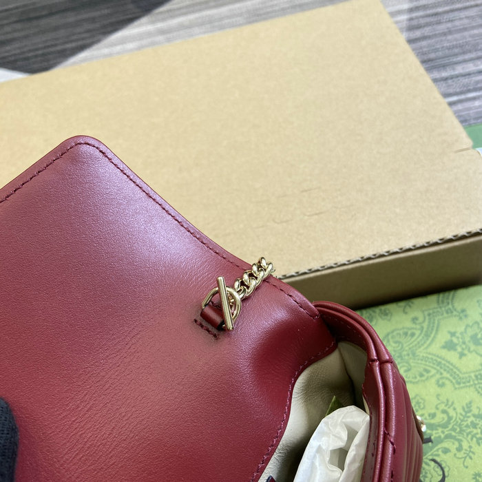 Gucci GG Marmont Mini Bag 751526 Red