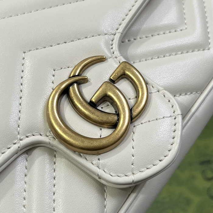 Gucci GG Marmont Mini Bag 751526 White