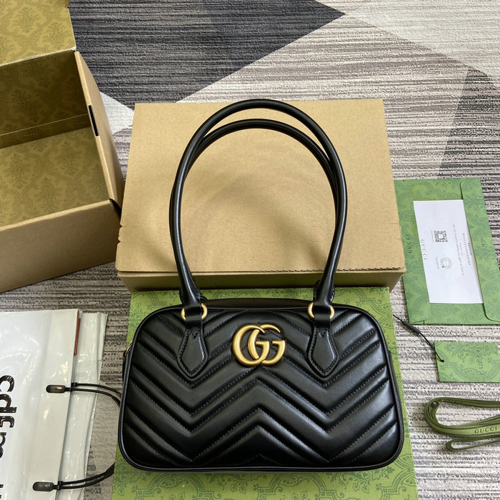 Gucci GG Marmont Small Top Handle Bag 795199 Black