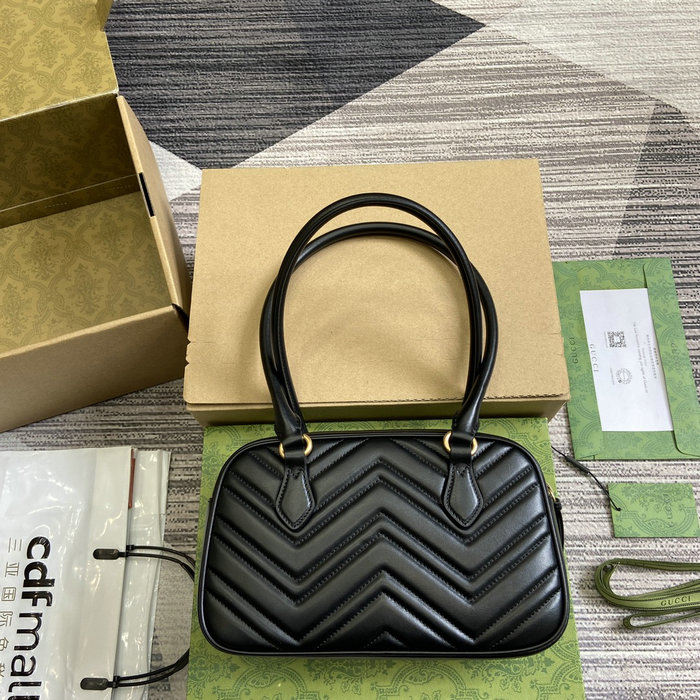 Gucci GG Marmont Small Top Handle Bag 795199 Black