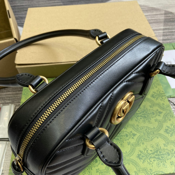 Gucci GG Marmont Small Top Handle Bag 795199 Black