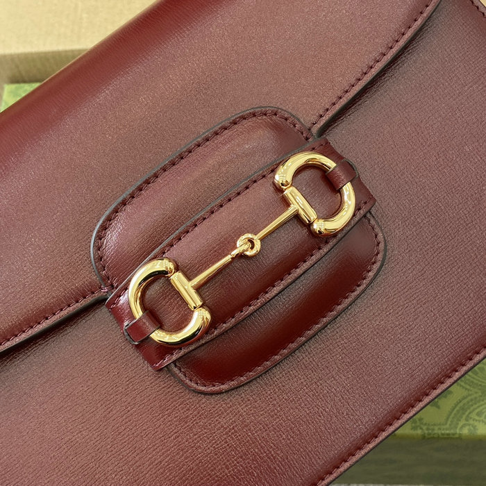 Gucci Horsebit 1955 Shoulder Bag 602204 Burgundy