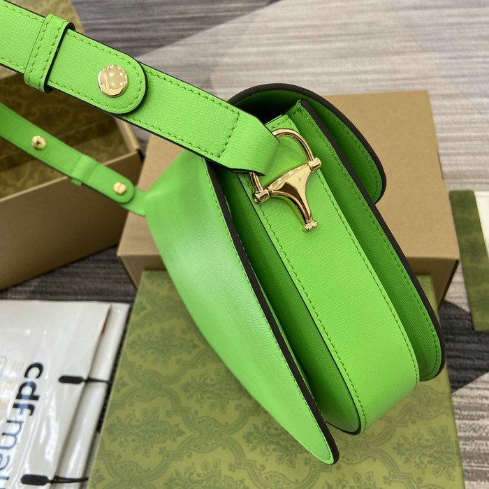 Gucci Horsebit 1955 Shoulder Bag 602204 Green