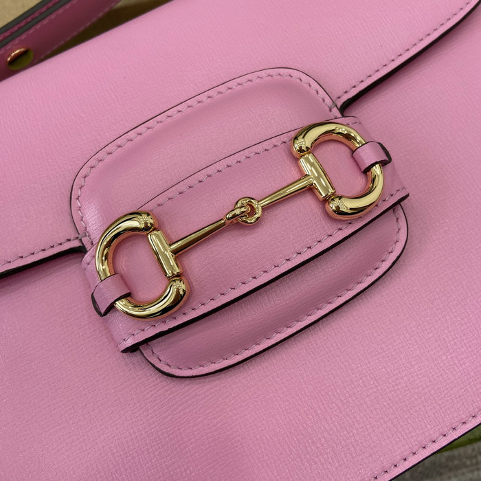 Gucci Horsebit 1955 Shoulder Bag 602204 Pink