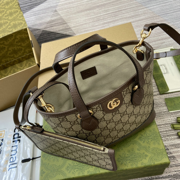 Gucci Ophidia Mini Tote Bag 811716 Brown