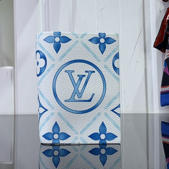 Louis Vuitton Passport Cover M11457 Blue