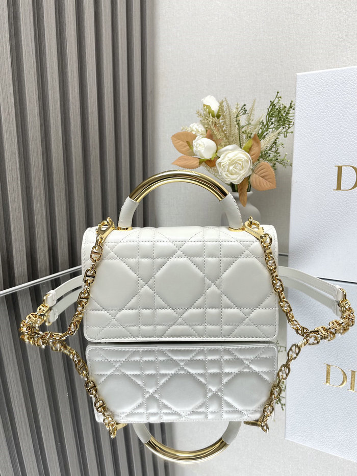 Mini Dior Ange Bag M4401 White