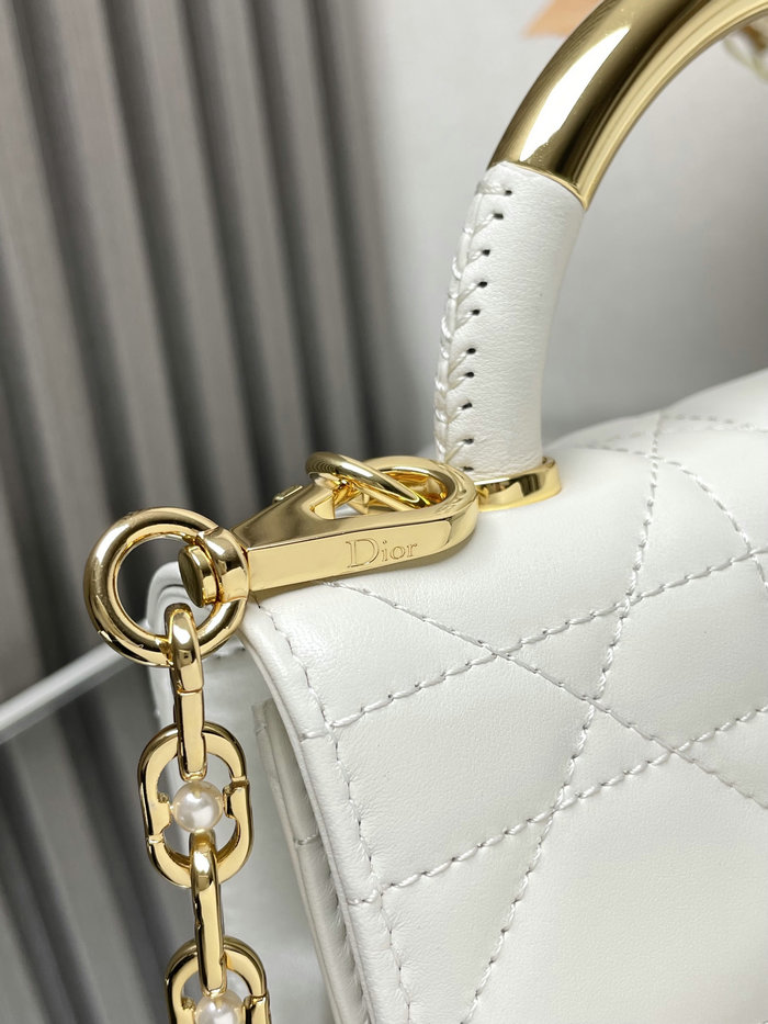 Mini Dior Ange Bag M4401 White