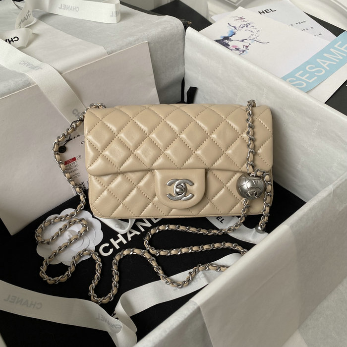 Small Chanel Flap Bag AS1787 Beige