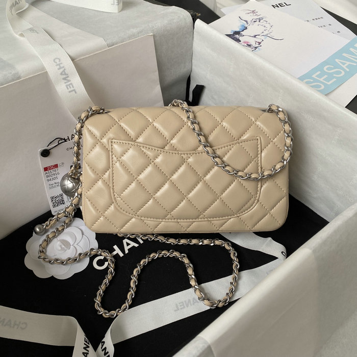 Small Chanel Flap Bag AS1787 Beige