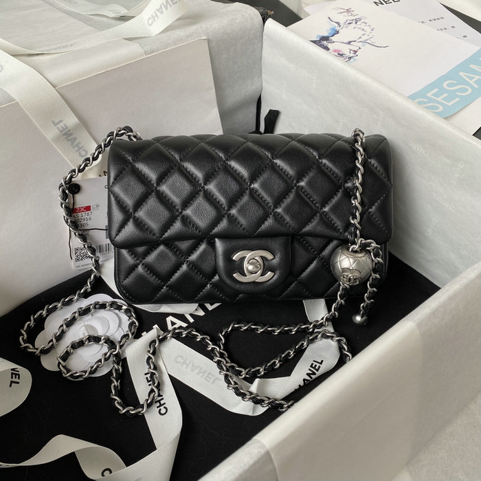 Small Chanel Flap Bag AS1787 Black