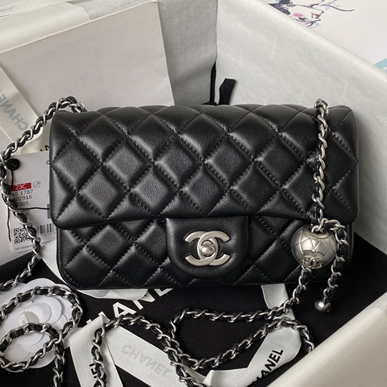 Small Chanel Flap Bag AS1787 Black