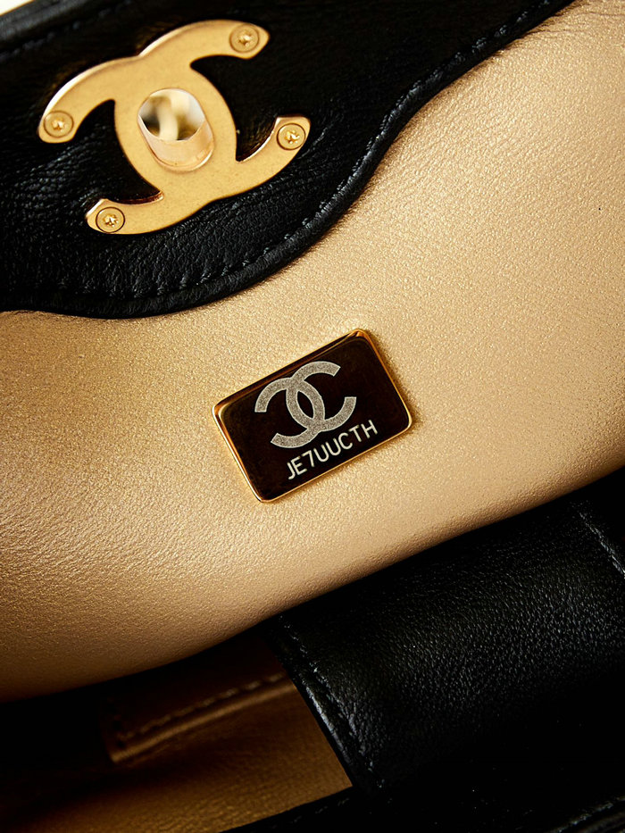 Small Chanel Lambskin Hobo Bag AS4859 Black