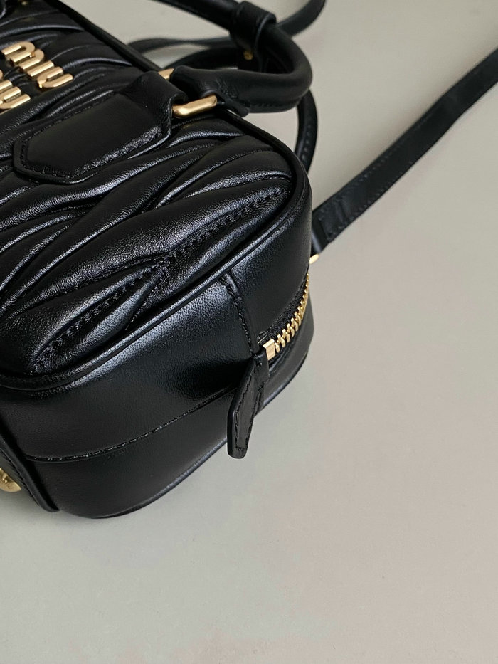 Small Miu Miu Arcadie Bag 5BB142 Black