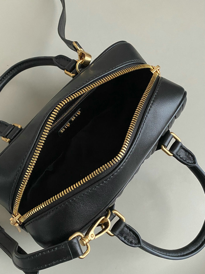 Small Miu Miu Arcadie Bag 5BB142 Black