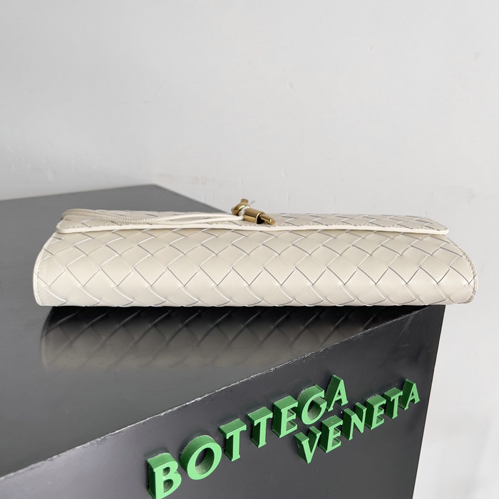 Bottega Veneta Long Clutch Andiamo Sea salt 741511