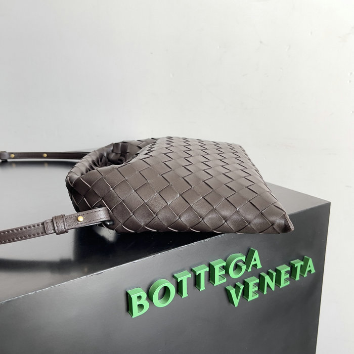 Bottega Veneta Mini Hop 777586 Coffee