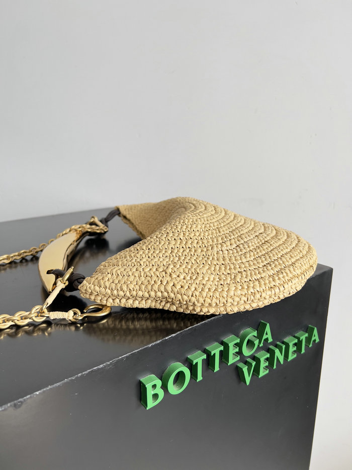 Bottega Veneta Rafia Sardine Bag Beige 796426