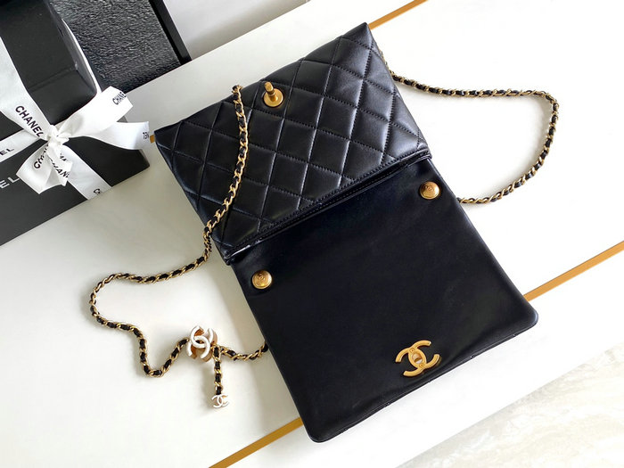 Chanel Small Flap Bag Black AS4967