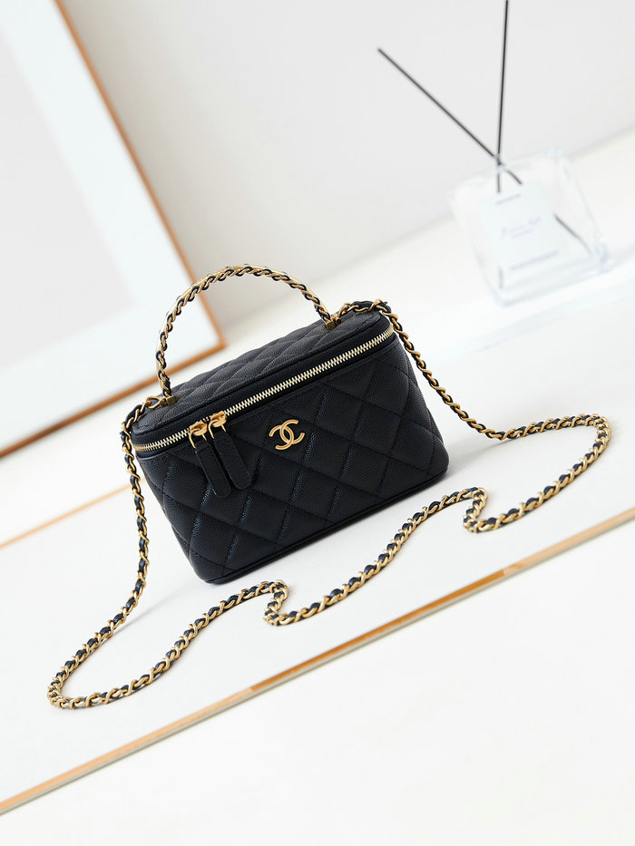 Chanel Small Vanity Case AP4056 Black