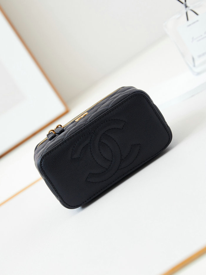 Chanel Small Vanity Case AP4056 Black