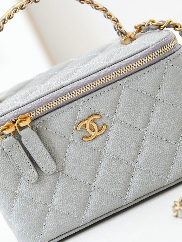 Chanel Small Vanity Case AP4056 Grey