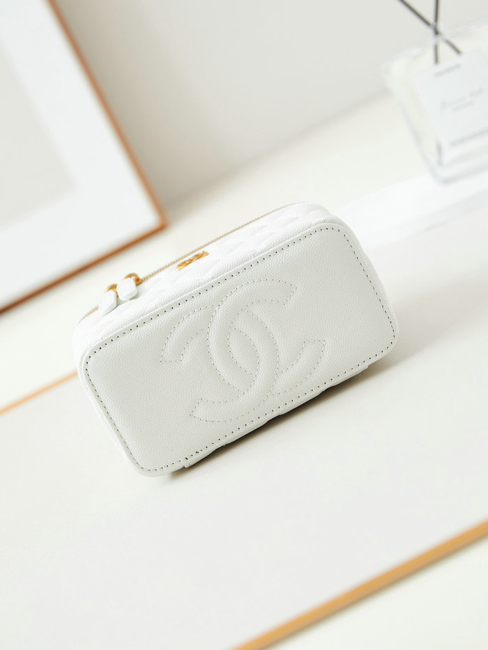 Chanel Small Vanity Case AP4056 White