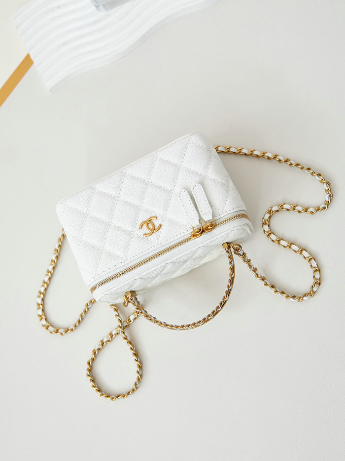 Chanel Small Vanity Case AP4056 White